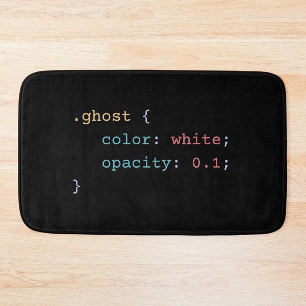 Item preview, Ghost As A CSS Code. HTML, Javascript, And CSS Design Are Always A Package. In This Case, Only CSS Ghost Appears On Your Shirt. But Is It? - Funny designed and sold by Programmer's  Life and Humor.