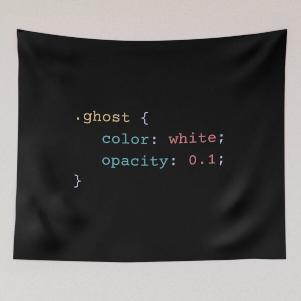 Item preview, Ghost As A CSS Code. HTML, Javascript, And CSS Design Are Always A Package. In This Case, Only CSS Ghost Appears On Your Shirt. But Is It? - Funny designed and sold by Programmer's  Life and Humor.
