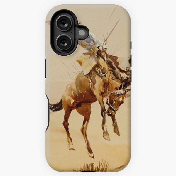Aperçu de l'œuvre Cowboy on a Bucking Horse #2 par Edward Borein créée et vendue par PatricianneK.