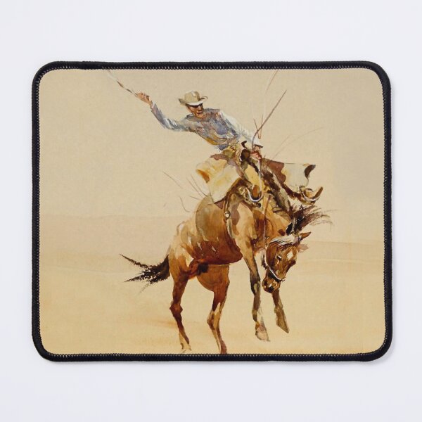 Item preview, Cowboy on a Bucking Horse #2 by Edward Borein designed and sold by PatricianneK.