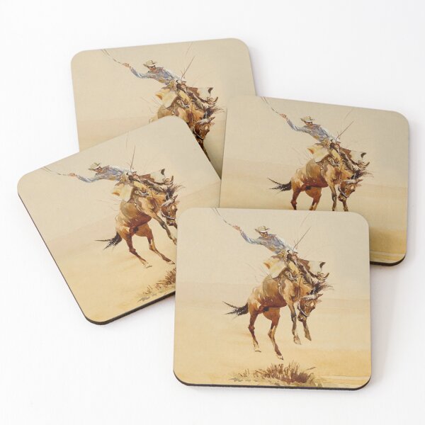 Item preview, Cowboy on a Bucking Horse #2 by Edward Borein designed and sold by PatricianneK.