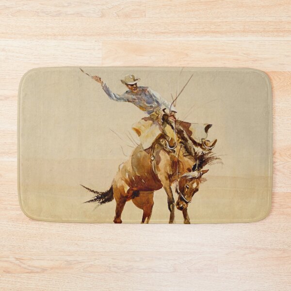 Item preview, Cowboy on a Bucking Horse #2 by Edward Borein designed and sold by PatricianneK.