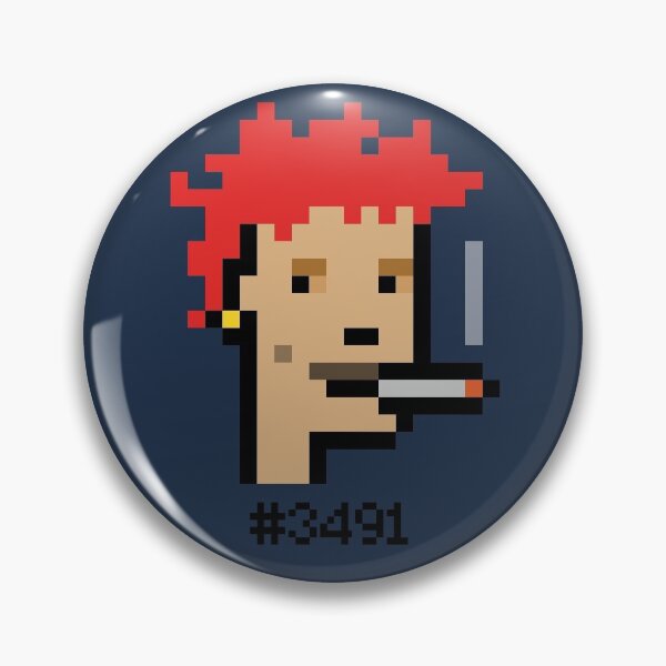 Item preview, CryptoPunks #3491 designed and sold by hodlerbrothers.