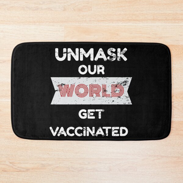 Item preview, Unmask Our World Get Vaccinated Vintage Educating Motivating  designed and sold by adamtepl.