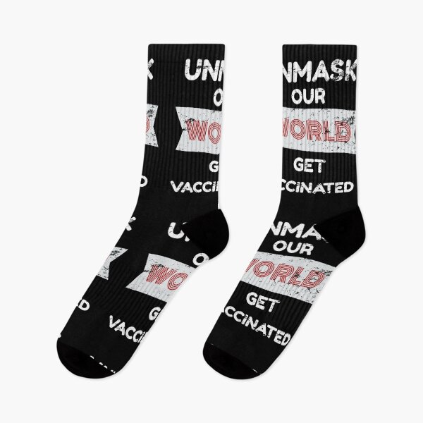 Item preview, Unmask Our World Get Vaccinated Vintage Educating Motivating  designed and sold by adamtepl.