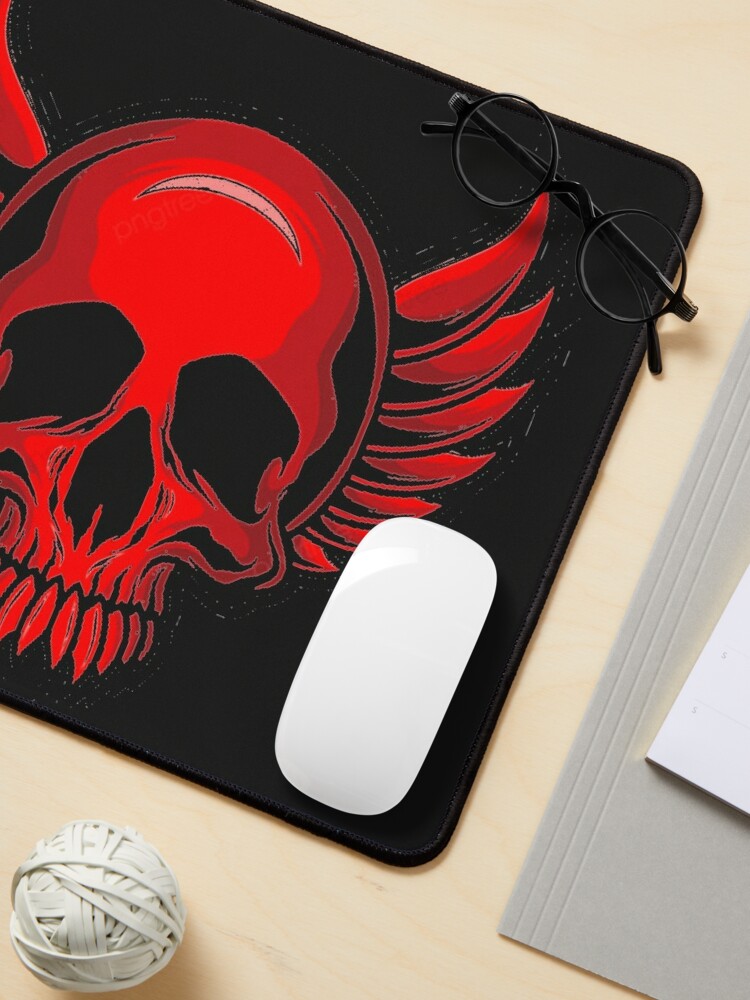 T-shirt.skull.halloween.roblox.pop.decoration.drawing Mouse Pad for Sale  by haroun700