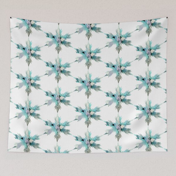 Item preview, Xmas Snowflakes Ice Blue Star by Iritof designed and sold by iritof.