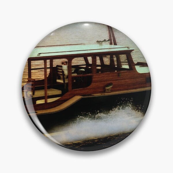 Item preview, Ernest Hemingway Pilar Boat with American Flag designed and sold by artBeatandSoul.