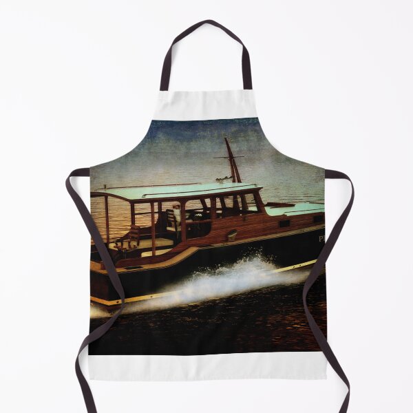 Item preview, Ernest Hemingway Pilar Boat with American Flag designed and sold by artBeatandSoul.