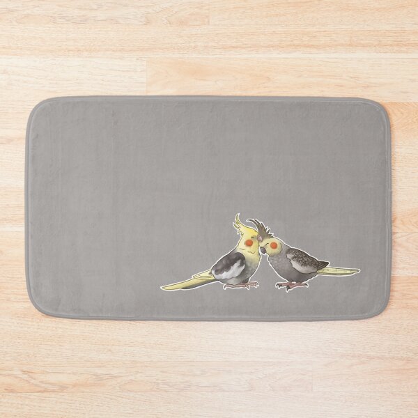 Item preview, Preening Cockatiels designed and sold by AdoraBirdArt.