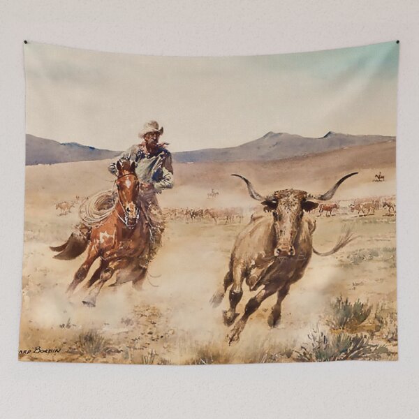 Item preview, “California Vaquero” by Edward Borein designed and sold by PatricianneK.