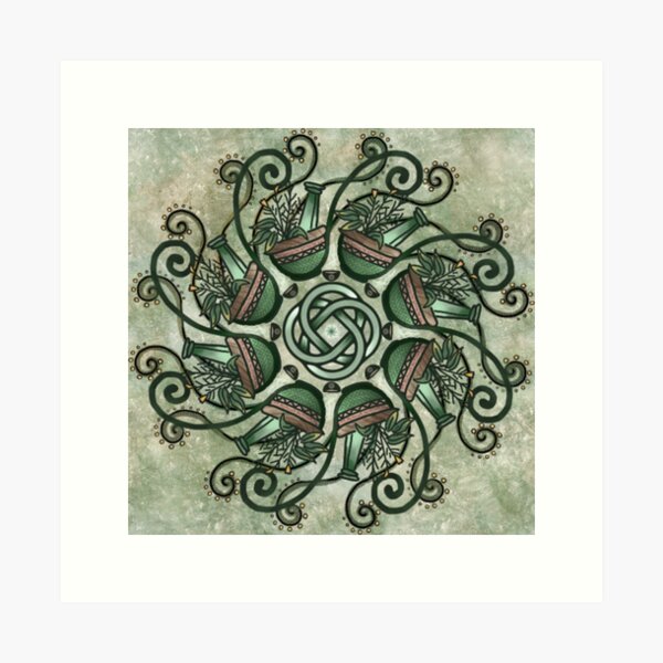 Item preview, Airmid's Mandala designed and sold by Kelli Cymraes Lincoln.