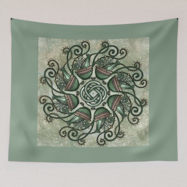 Item preview, Airmid's Mandala designed and sold by Kelli Cymraes Lincoln.