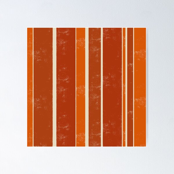 Artikelvorschau, Contemporary Stripes Pattern, Orange Tones entworfen und verkauft von bubblyshades.