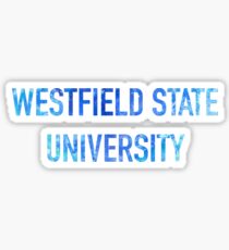 Watercolor Westfield State University Sticker
