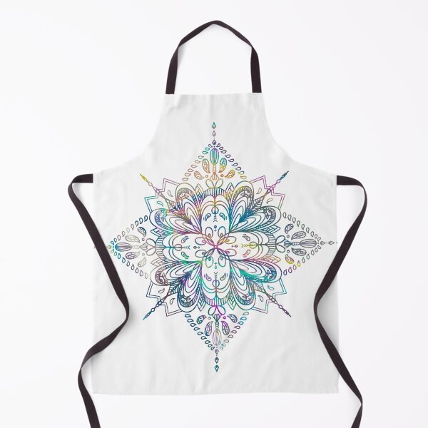 Item preview, dark mermaid flowery halo magic circle art pattern designed and sold by tenkenryujin.