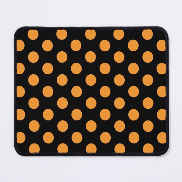 Item preview, Medium ORANGE & BLACK POLKA DOTS designed and sold by RachelMacht.