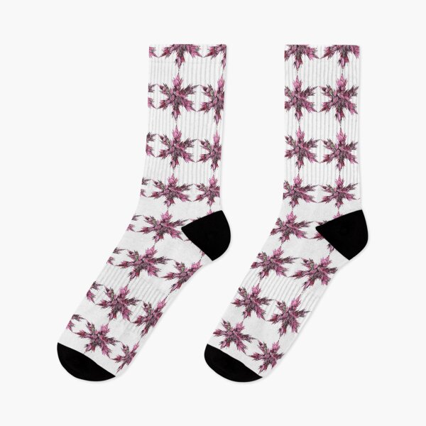 Item preview, Snowflakes Star  Pink leaves by Iritof designed and sold by iritof.