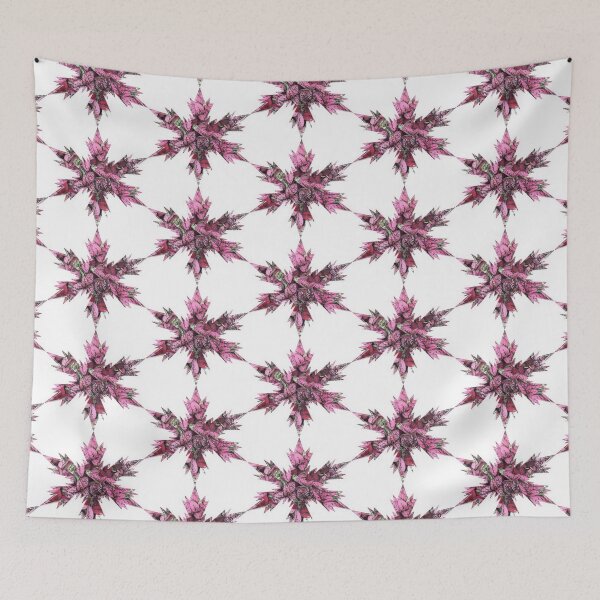 Item preview, Snowflakes Star  Pink leaves by Iritof designed and sold by iritof.