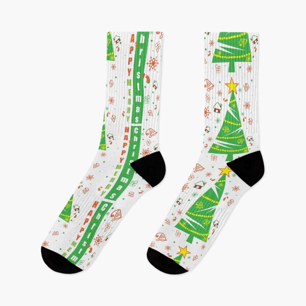 Item preview, 'Merry Christmas' Typography beautiful tree theme designed and sold by feel-free-store.