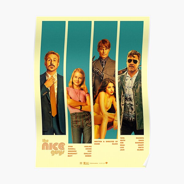 "THE NICE GUYS" Poster by clemonpluto Redbubble
