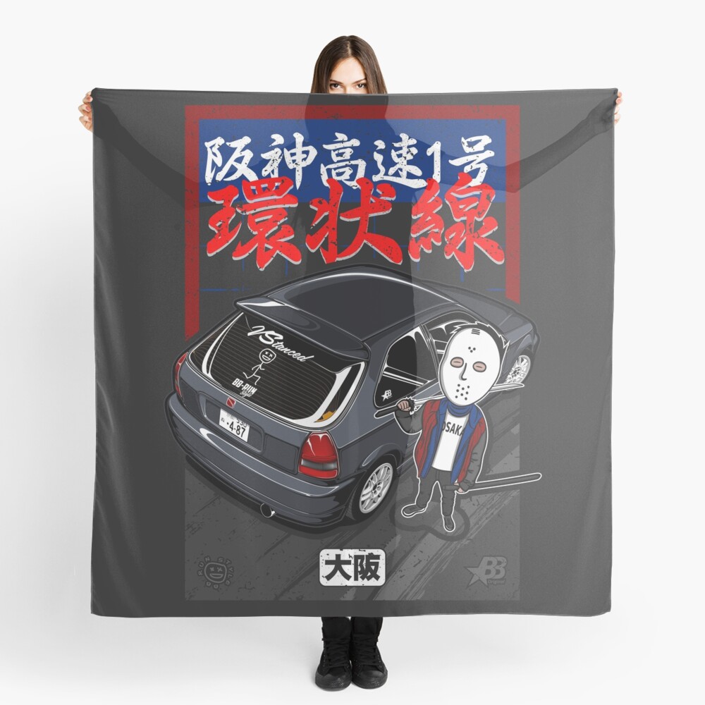 Route 1 Loop EK9 V1 - Black Scarf