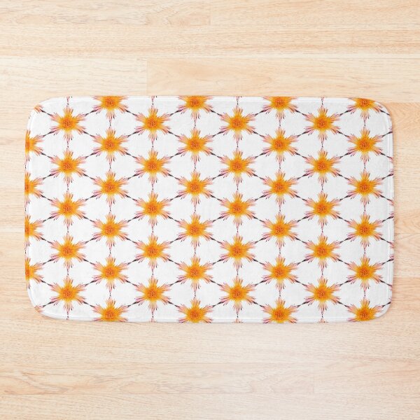 Item preview, Snowflakes  Yellow-Soft Pink, Star flower by Iritof designed and sold by iritof.