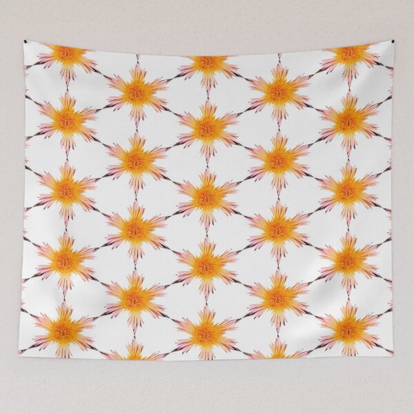 Item preview, Snowflakes  Yellow-Soft Pink, Star flower by Iritof designed and sold by iritof.
