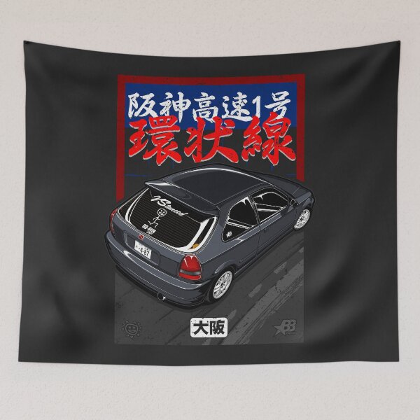 Item preview, Route 1 Loop EK9 V2 - Black designed and sold by BBsOriginal.