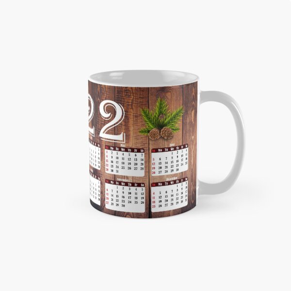 Item preview, Wood Photo Background Annual 2022 Calendar designed and sold by PinkPandaDesign.