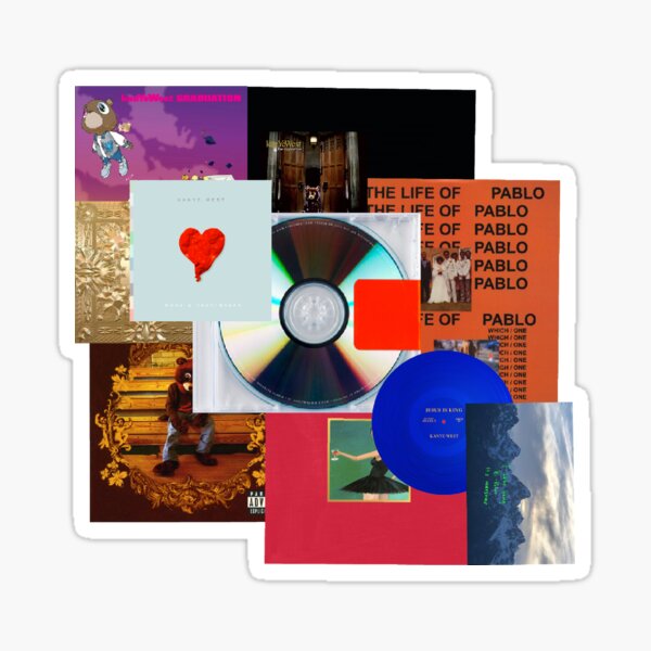 Pochettes d'albums de Kanye West Sticker