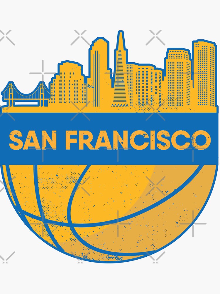 "San Francisco Basketball" Sticker for Sale by urbantale Redbubble