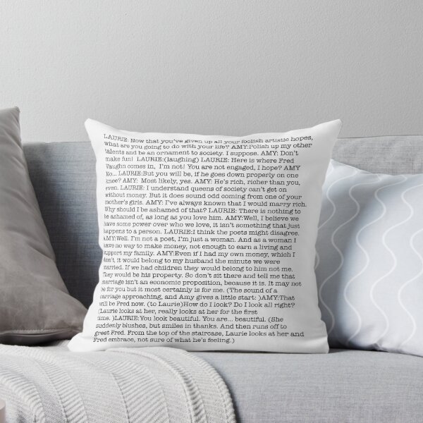Vista previa del artículo con la obra «Discurso de propuesta económica de Amy March», diseñado y vendido por mirandathrasher.