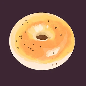 Artwork thumbnail, Bagel pattern by Cissy21