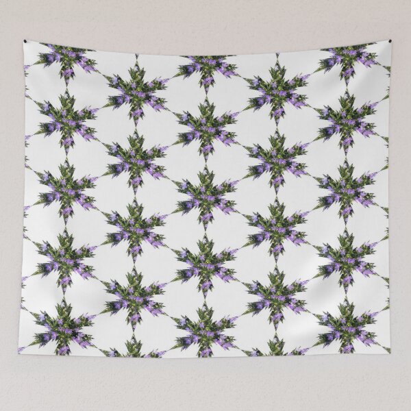 Item preview, Snowflakes Green Lavender Star flower by Iritof designed and sold by iritof.