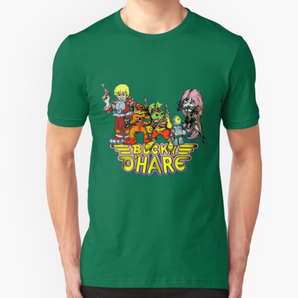 Bucky O'Hare - Group Logo - Color Slim Fit T-Shirt