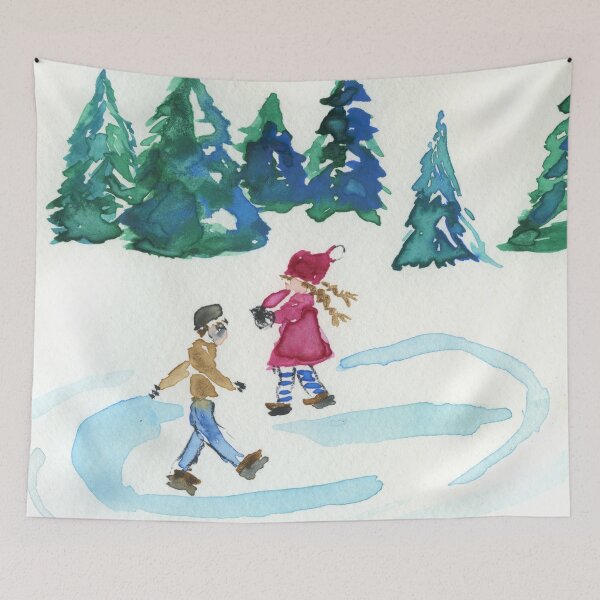Item preview, Skating Scene designed and sold by LymphomaLass.