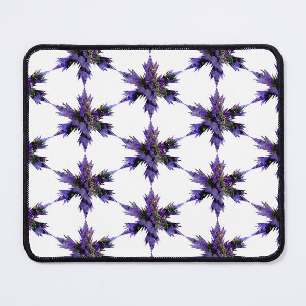 Item preview, Snowflakes Star Green Violet flower by Iritof designed and sold by iritof.
