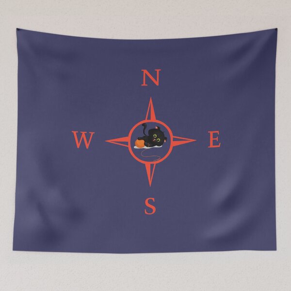 Item preview, North South East West designed and sold by PurrfectLuv.
