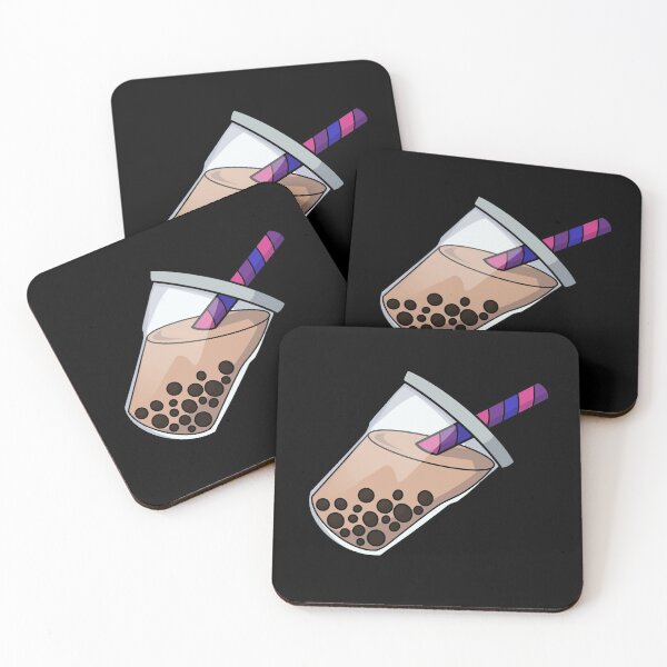 Item preview, Let’s Get Boba Tea (bi pride) designed and sold by Little Beetle Works.