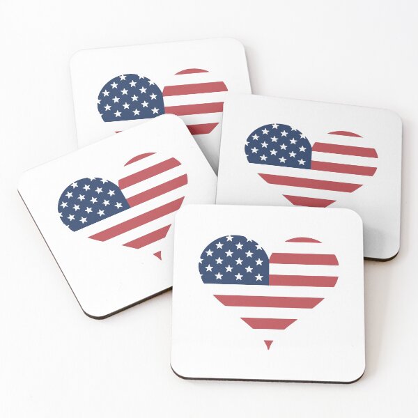 Item preview, American Flag American Pride I heart America  designed and sold by BaggysBazaar.