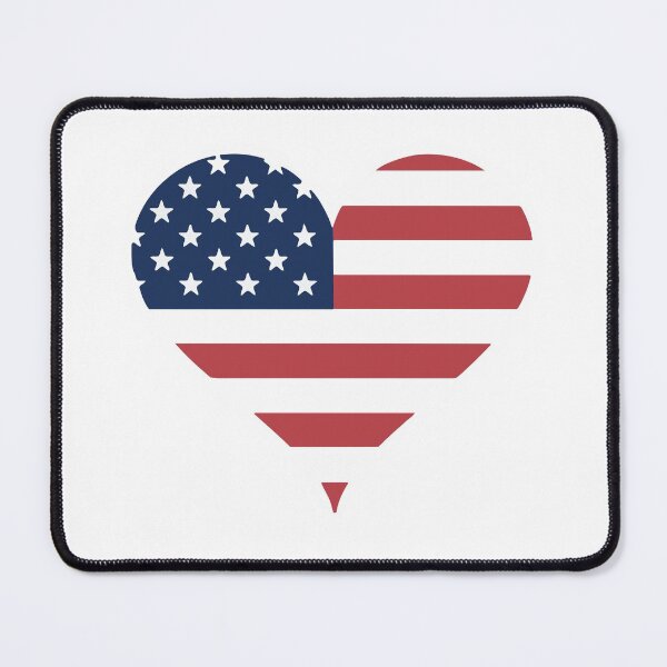Item preview, American Flag American Pride I heart America  designed and sold by BaggysBazaar.
