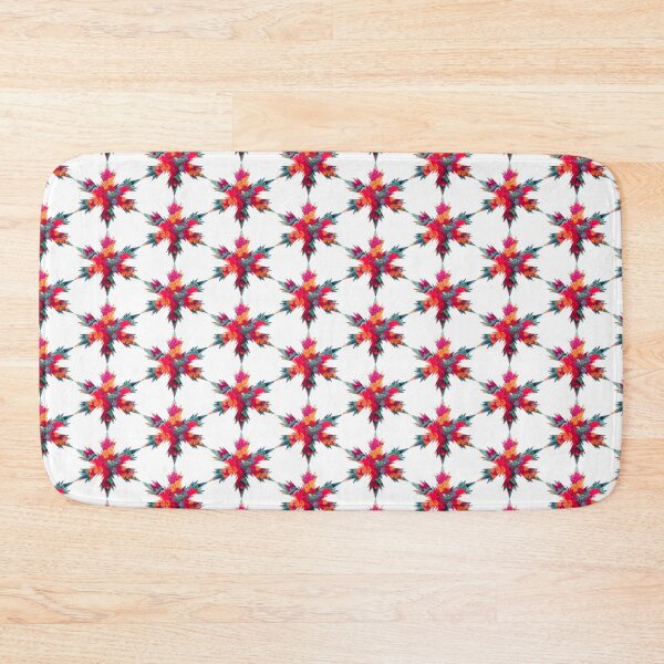 Item preview, Xmas Snowflakes Star Green Red Orange flowers by Iritof designed and sold by iritof.