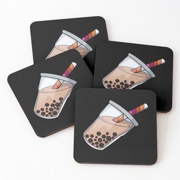 Item preview, Let’s Get Boba Tea (lesbian pride) designed and sold by Little Beetle Works.