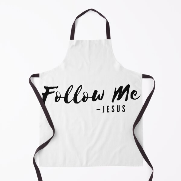 Item preview, Jesus Says, Follow Me | Black on White designed and sold by WordsToArt.