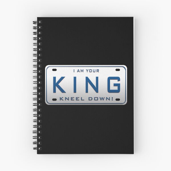Item preview, I´M YOUR KING  SARCASTIC LICENSE PLATE WHITE & BLUE designed and sold by MantixArt.