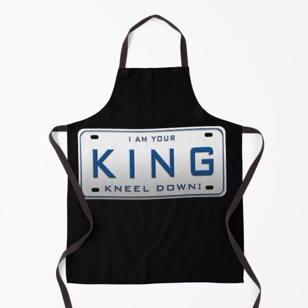 Item preview, I´M YOUR KING SARCASTIC LICENSE PLATE WHITE & BLUE designed and sold by MantixArt.