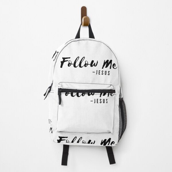 Item preview, Jesus Says, Follow Me | Black on White designed and sold by WordsToArt.