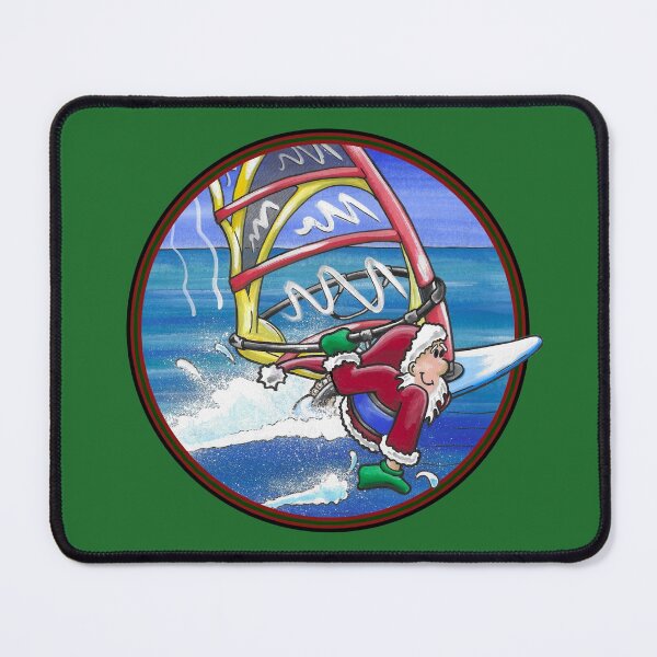 Item preview, Full Speed Santa! Circle designed and sold by ArtworkByLaurie.
