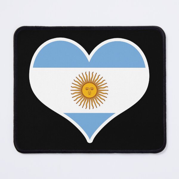 Item preview, Argentina Flag Heart designed and sold by PKHalford.